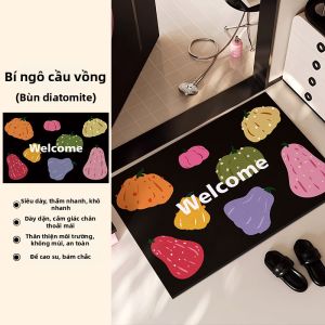 JIAYOUYA | Thảm Cửa Phòng Tắm Thấm Nước
