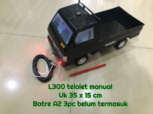 Mainan Mobil Remote PICKUP -ANGKOT 1:16 BATRE CAS BISA KELUAR ASAP