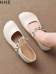 Daphne | Summer French Style Mary Jane Flats Soft Sole