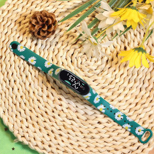 Printing Colorful Strap For Xiaomi Mi Band 7 6 5 4 3 Silicone Bracelet Replacement Wristband for Mi Band 3 4 5 6 7 Wrist Strap