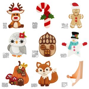 Christmas Brown Elk Animal Decorations Metal Cutting Dies and Stamps Stencils For DIY Scrapbooking Photo Album Die Cut Embossing