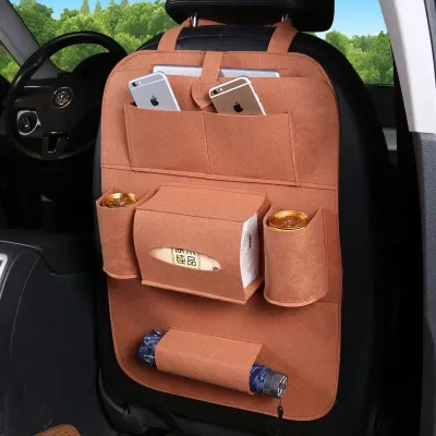 1PC LDQ Túi Đựng Đồ Bằng Nỉ Cho Ghế Ô Tô Túi Đựng Đồ Nội Thất Gắn Lưng Ghế Đồ Dùng Cho Doanh Nghiệp Nhỏ Hộp Đựng Đồ Tiện Lợi