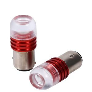 2pcs Automobile and motorcycle strobe LED turn signal 1157 3SMD automobile reversing light brake tail light Red LED Motorcycle modified brake light