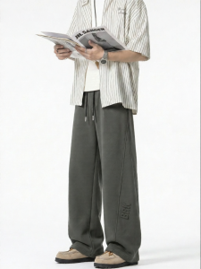 Wood soon | Trendy Letter Design Mens Pants