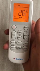 Remote điều khiển điều hoà DAIRRY 2 chiều Inverter..Hàng chính hãngmới 100%- Có màn hình LED tiện ích