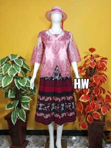 stelan rok blus brokat