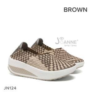 JOANNE Wedges Rajut Anyaman Shoes Sepatu Wanita #JN124