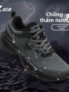 XTEP | Giày Thể Thao Chống Thấm Nước Siêu Nhẹ Chống Sốc