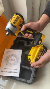DeWALT 198V Brushless Cordless Impact Wrench 1300Nm with 2 Li Ion Batteries Portable Electric Wrench