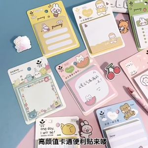 PENANDA STICKY NOTES PENANDA MEMO AESTHETIC MOTIF KARTUN PAINTING DLL HARGA SATUAN ISI 50 LEMBAR