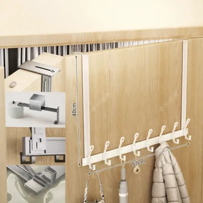 LOCIKA | Adjustable Over-the-Door Clothes Hanger No Drilling Required