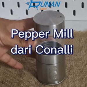 Pepper Grinder Stainless 70ml - Conalli Grinder Lada Cabai Pepper Cafe