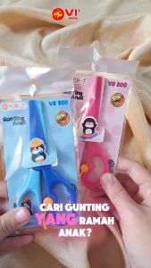 VIS-1 Gunting Anak kode VS-800 / Gunting Plastik Ujung Tumpul / Gunting Anak-Anak