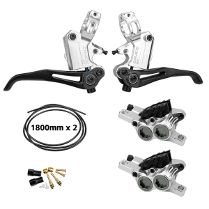 ZRACE | ZRACE M3 X4 / XG4 Hydraulic Disc Brake SetFull CNC Lightweight MTB XC / Trail / AM / DH / Enduro