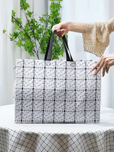 06A# High Grade Thickened Non-woven Fabric Laminated All Occasions Waterproof ECO Shopping Bag Gift Bag Tote Bag Handbag Scratchproof L:42cm x W:10cm x H:32cm