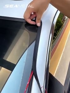 SEAMETAL Car Windshield Seal Upgrade Roof Gap Rubber Strip Dust Barrier Wind Noise Reduction