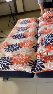 Sofabed Bahamas Motif Daun - Khusus Pengiriman Wilayah Jabodetabek