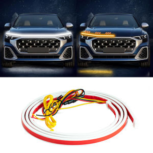 180cm LED Daytime Running Light Car Hood Decorative Lights DRL 12V Auto Engine Hood Guide Decorative Ambient Lamp