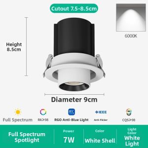 PNTU | Adjustable Angle Spotlight 75mm