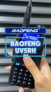 Baofeng UV-5RH Walkie Talkie 8W Long Range 10KM Two Way Radio 999 Channels Type-C Charging Portable Ham Radio for Outdoor Hiking