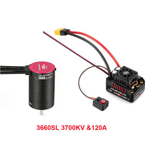 mitoot | Combo ESC Không Chổi Than Chống Nước HobbyWing QuicRun WP 10BL120 G2 120A Với Động Cơ Không Cảm Biến 3652 G2 Dành Cho Xe Địa Hình RC 1/10