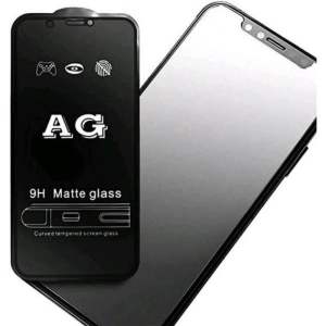 tempered glass black matte/anti minyak IPHONE 14PRO MAX 14PLUS 15PRO MAX 15PLUS 16PRO MAX 16PLUS 13PRO MAX 13MINI 12MINI 12PRO MAX 11PRO MAX XS MAX XR 7PLUS 8PLUS 6S PLUS SE2020 SE 2021 SE2022   fullayar