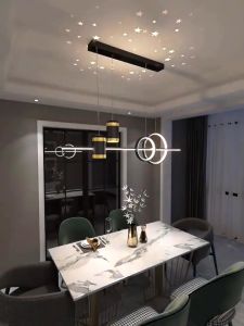 LED Chandelier Modern Metal Pendant Light Kitchen Living Room LED Ceiling Dining Room Lamp Nordic Home Lighting