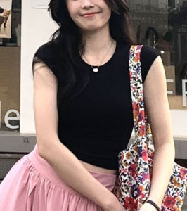 Váy Giảm Béo Cao Cấp Màu Hồng Nửa Chiều Dài Cho Nữ Pigpigbig Xuân Hè Dài Dù Váy Polyamide Và Spandex