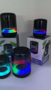 【Premium Classic】Wireless Bluetooth Speaker LED Light Portable Breathing Light Bluetooth Speaker Colorful Speaker High Fidelity Sound Subwoofer Bluetooth 5.0 Computer Desktop Office Outdoor Indoor Living Room Bluetooth Speaker Pembesar Suara Bluetooth
