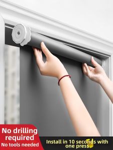 Light-Blocking No-drill Easy Install Roller Blinds