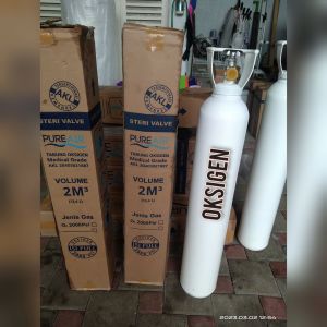 Tabung oksigen las 2m3 + isi cocok untuk oksigen las