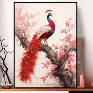 Enchanted Peacock Floral Landscape Jigsaw Puzzle 500/1000/1200/2000PCS Relaxing Hobby Art Collectible Gift