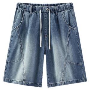 Semir | Quần Short Jeans Nam Mới Thiết Kế Dây Đai Co Giãn