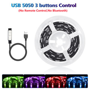 5050 16/LED Strip Lights Bluetooth App IR Control RGB USB Bright Best Suit For Bedroom TV Wall And Living Room Decoration Party