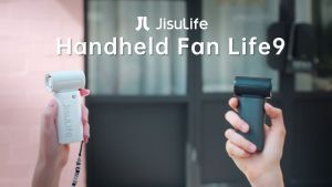 JISULIFE LIFE 9 | Portable Fan Rechargeable With Air Duster Function Mini Fan With 1-100 Speeds LED Display Outdoor