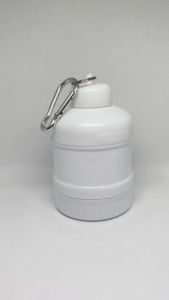Ultimate Sup Stackable Powder Container Water Bottle Powder Storage Portable for Fitness Gym Workout (150ml-450ml)
