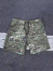 Quần Short Nam Mùa Hè Nhanh Khô Ice Silk Mát Mẻ Thể Thao Mỏng Thường Ngày Bãi Biển Quần Năm Nút Quần Short Ống Đứng Ống Thẳng