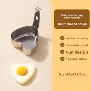 MAGIC KITCHEN | Stainless Steel Baby Food Molds Boiled Egg Mold Fried Egg Mold Poached Egg Steamer
