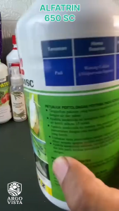 INSEKTISIDA ALFATRIN 650SC 1 Liter bahan aktif Sipermetrin dan Dimehipo Obat Hama Serangga Ampuh