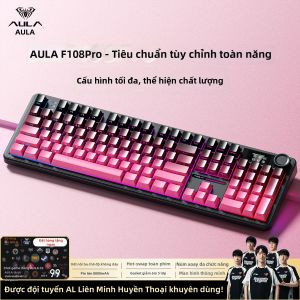 AULA | Customizable Wireless Triple Mode Gaming and Office Mechanical Keyboard