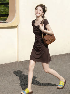DUOFEIYAN | High Quality Bodycon Short Sleeve Mini Dress