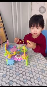 Đồ chơi lắp ráp cho bé.Xếp hình cho bé 203 chi tiếtđồ chơi lắp ghép thông minh.