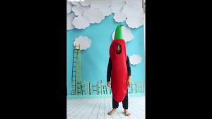 Children cosplay Pepper Style Costume Dress up Role Play Stage Holiday Party Performance Costume Decoration