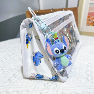 4.7cm Mini Disney Stitch Keychain  - Soft Flocked Anime Keyring Cute Cartoon Backpack Charm for Girls & Kids Christmas Gift