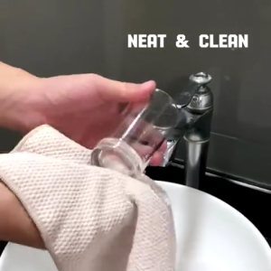 Kitchen Bar Cleaning Cloth Towel Coffee Machine Special Rag Water Absorbing Square Towel Household Cleaner Towel