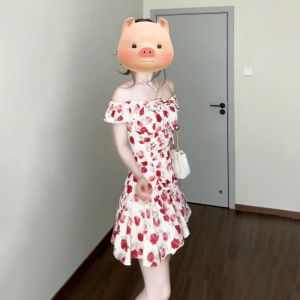 SUSIEYUAN | Floral Summer Vacation Dress Short
