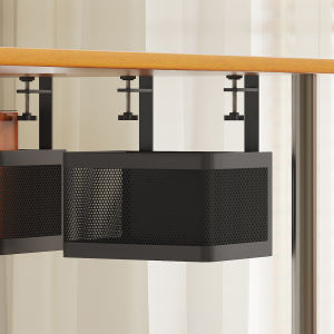 Under-Desk Storage Rack Stationery Organizer Gaming Desk Desk Organizer Under-Desk Hanging Basket Box Workstation Drawer