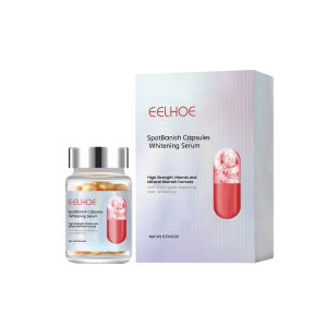 EELHOE Spotbanish Capsules Whitening Serum Dark Spot Remover Serum Pigmentation Correction Capsule Whitening Essence Natural Face Lightening Spotbanish Capsules Serum Whiten Dull Skin Brighten Skin Anti-Aging Freckle Skin Care Facial Serum