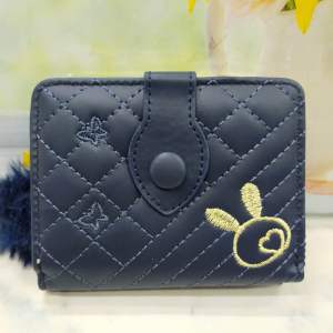 COD DOMPET WANITA LIPAT KANCING BORDIR FOREVER YOUNG