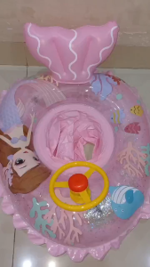 Pelampung Renang Anak Cewek Mermaid / Putri Duyung Setir Klakson Bahan Tebal Kolam Berenang Pool